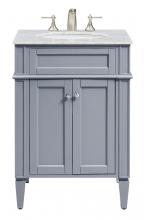  VF-1027 - 24 In. Single Bathroom Vanity Set in Grey