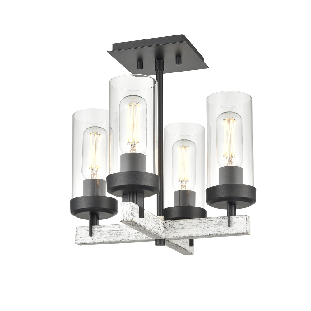 OKANAGAN 4 LIGHT SEMI FLUSH