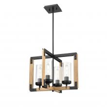 DVI DVP38620EB+NW-CL - OKANAGAN 4 LIGHT PENDANT