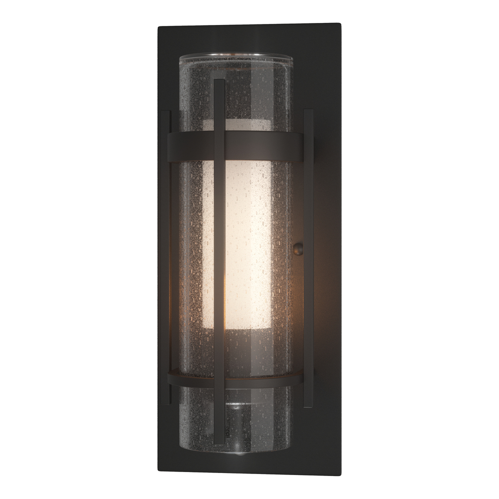 Torch  Seeded Glass Small Outdoor Sconce