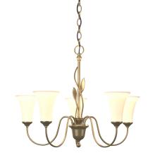 Hubbardton Forge - Canada 103052-SKT-84-GG0067 - Forged Leaves 5 Arm Chandelier