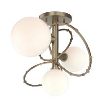 Hubbardton Forge - Canada 121360-SKT-84-GG0712 - Olympus 3-Light Semi-Flush