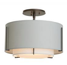 Hubbardton Forge - Canada 126501-SKT-07-SF1099-SJ1590 - Exos Small Double Shade Semi-Flush