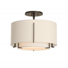 Hubbardton Forge - Canada 126501-SKT-14-SF1099-SA1590 - Exos Small Double Shade Semi-Flush