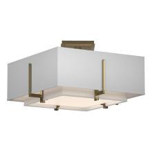 Hubbardton Forge - Canada 126507-SKT-86-SF1205-SJ1605 - Exos Square Small Double Shade Semi-Flush