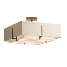 Hubbardton Forge - Canada 126510-SKT-07-SF1605-SA2012 - Exos Square Double Shade Semi-Flush