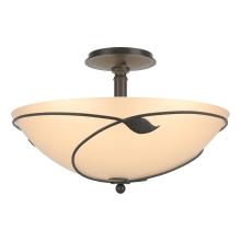 Hubbardton Forge - Canada 126732-SKT-07-SS0052 - Forged Leaves Large Semi-Flush