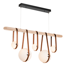 Hubbardton Forge - Canada 131046-LED-STND-10-24-LC-WD-GG0701 - Derby Linear 5-Light LED Pendant