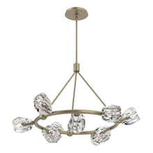 Hubbardton Forge - Canada 131067-SKT-MULT-84-CR - Gatsby 9-Light Ring Pendant