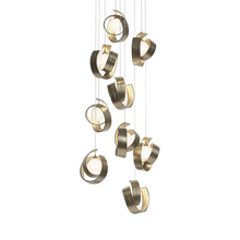 Hubbardton Forge - Canada 131099-SKT-LONG-84-GG0711 - Riza 9-Light Pendant