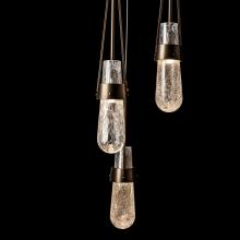 Hubbardton Forge - Canada 131120-SKT-LONG-05-YG0434 - Link 5-Light Blown Glass Pendant