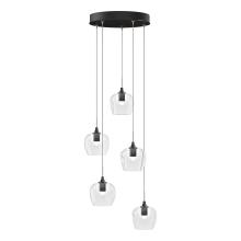 Hubbardton Forge - Canada 131123-SKT-STND-89-ZM0709 - Ume 5-Light Pendant