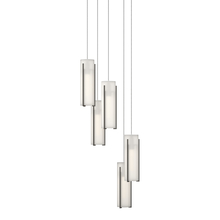 Hubbardton Forge - Canada 131124-SKT-LONG-07-GG0065 - Exos Glass 5-Light Pendant