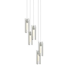 Hubbardton Forge - Canada 131124-SKT-LONG-85-ZM0065 - Exos Glass 5-Light Pendant