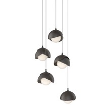 Hubbardton Forge - Canada 131125-SKT-LONG-20-14-GG0711 - Brooklyn 5-Light Double Shade Pendant