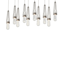 Hubbardton Forge - Canada 131200-SKT-LONG-07-YG0434 - Link 10-Light Blown Glass Pendant