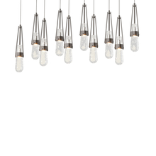 Hubbardton Forge - Canada 131200-SKT-LONG-14-YG0434 - Link 10-Light Blown Glass Pendant