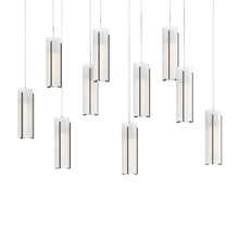 Hubbardton Forge - Canada 131204-SKT-LONG-05-GG0065 - Exos Glass 10-Light Pendant