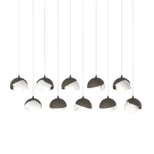 Hubbardton Forge - Canada 131205-SKT-LONG-07-02-GG0711 - Brooklyn 10-Light Double Shade Pendant