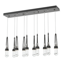 Hubbardton Forge - Canada 131207-SKT-STND-10-ZM0434 - Link 10-Light Clear Glass Pendant