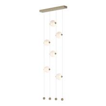 Hubbardton Forge - Canada 139055-LED-STND-84-GG0668 - Abacus 6-Light Ceiling-to-Floor LED Pendant