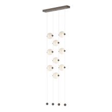 Hubbardton Forge - Canada 139057-LED-STND-05-GG0668 - Abacus 9-Light Ceiling-to-Floor LED Pendant