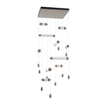 Hubbardton Forge - Canada 139100-LED-STND-84-ZM0696 - Libra 10-Light Square LED Pendant