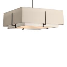 Hubbardton Forge - Canada 139635-SKT-MULT-07-SF2012-SJ2401 - Exos Square Large Double Shade Pendant