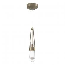 Hubbardton Forge - Canada 161040-SKT-STND-84-ZM0434 - Link Clear Glass Low Voltage Mini Pendant