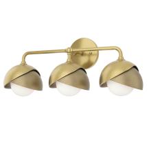 Hubbardton Forge - Canada 201375-SKT-86-84-GG0711 - Brooklyn 3-Light Double Shade Bath Sconce