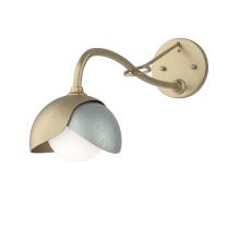 Hubbardton Forge - Canada 201377-SKT-84-82-GG0711 - Brooklyn 1-Light Double Shade Long-Arm Sconce