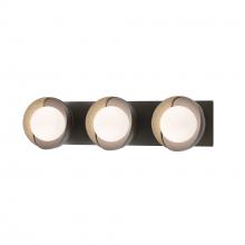 Hubbardton Forge - Canada 201378-SKT-14-84-GG0711 - Brooklyn 3-Light Straight Double Shade Bath Sconce