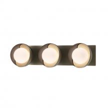 Hubbardton Forge - Canada 201378-SKT-84-14-GG0711 - Brooklyn 3-Light Straight Double Shade Bath Sconce