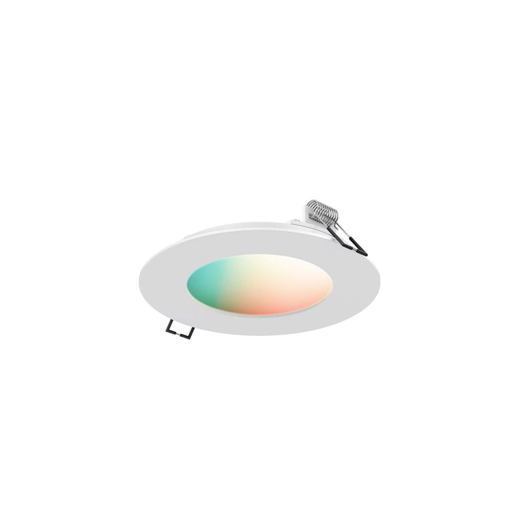 4 Inch Smart RGB + CCT LED Recessed Panel Light