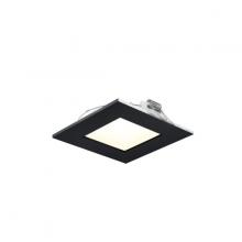 Dals 5004SQ-CC-V-BK - Multi CCT Slim Square Recessed Panel Light - universal 120V-347V, 0-10V dimming