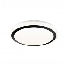 Dals CFG13-CC-BK - Round Glass Flush Mount