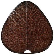 Punkah Blade Set of 1 - 22 inch - Wide Oval Bamboo - A