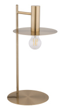 Eglo Canada 900734A - 1 LT Table Lamp w/ Brushed Gold Finish & Brushed Gold Disc Shade