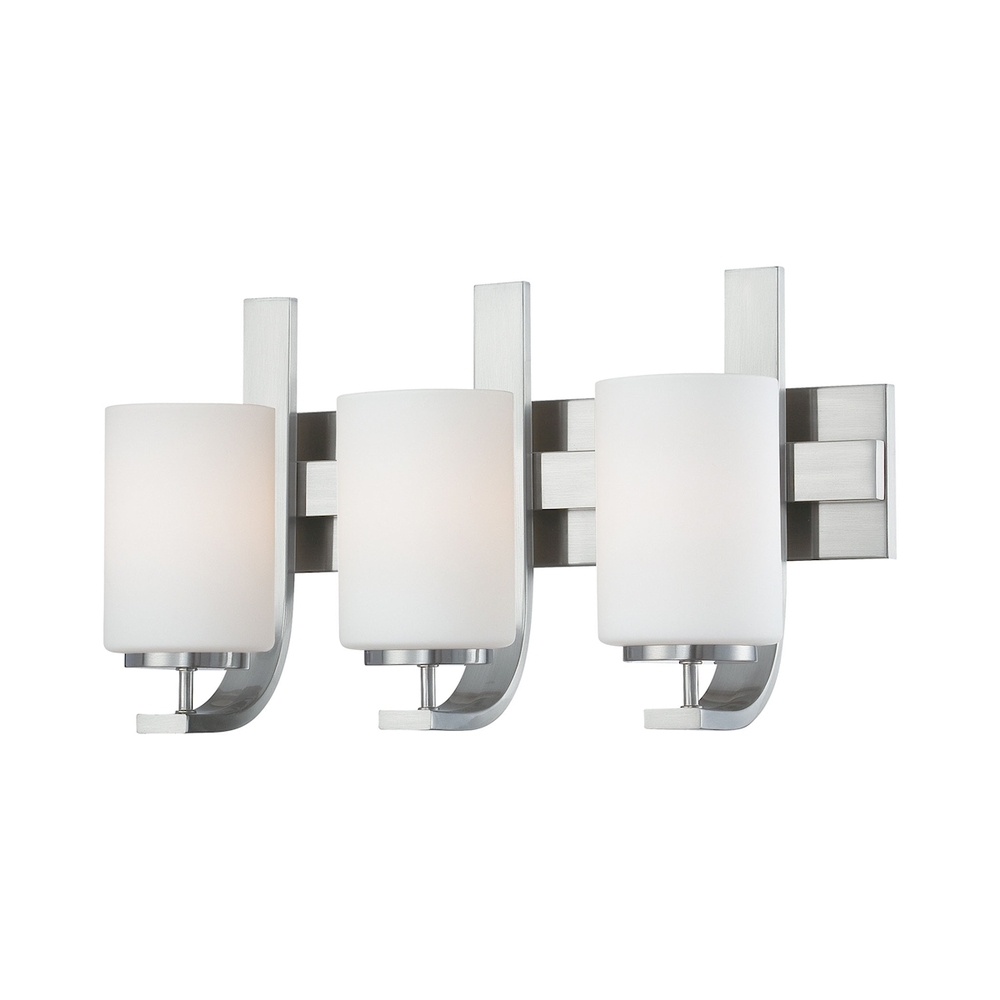 Thomas - Pendenza 20'' Wide 3-Light Vanity Light - Brushed Nickel