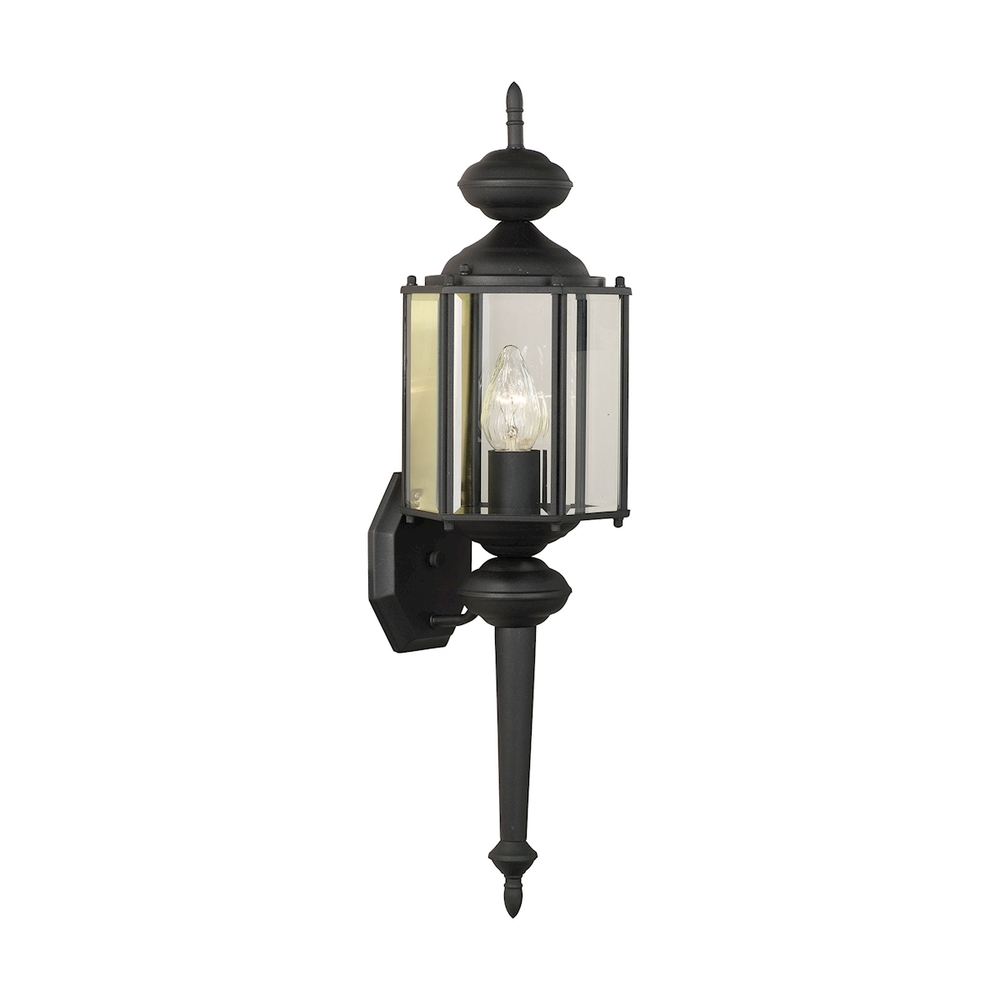 Thomas - Brentwood 25.75'' High 1-Light Outdoor Sconce - Black