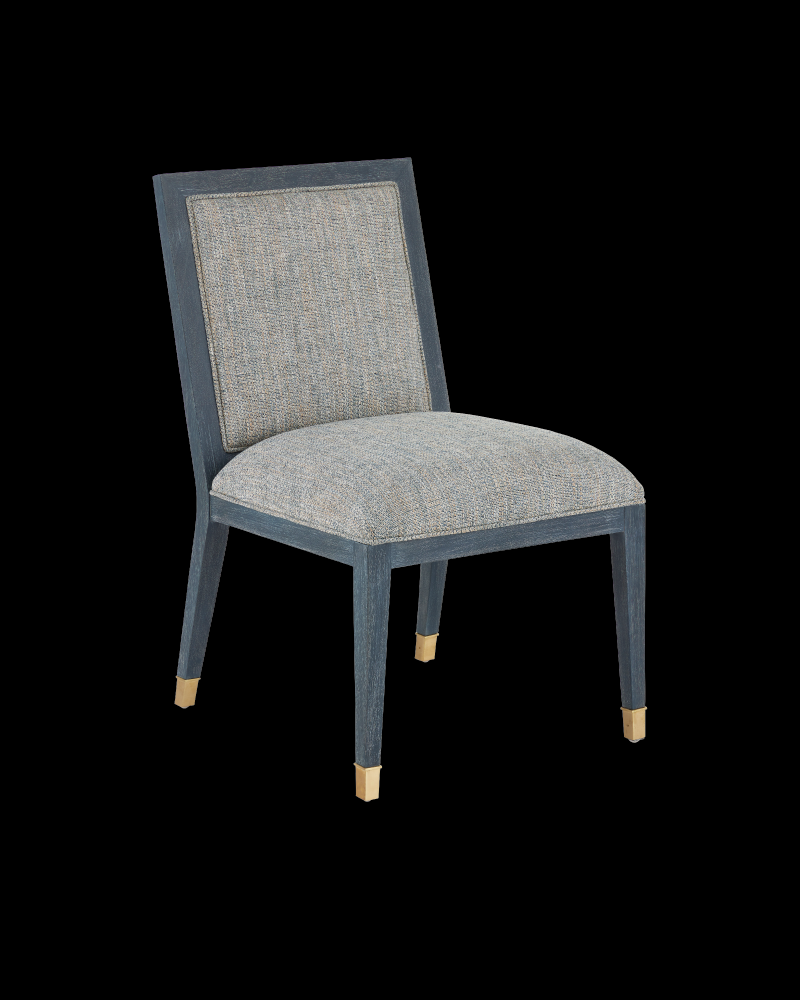 Santos Vintage Navy Side Chair, Barrett Dusk