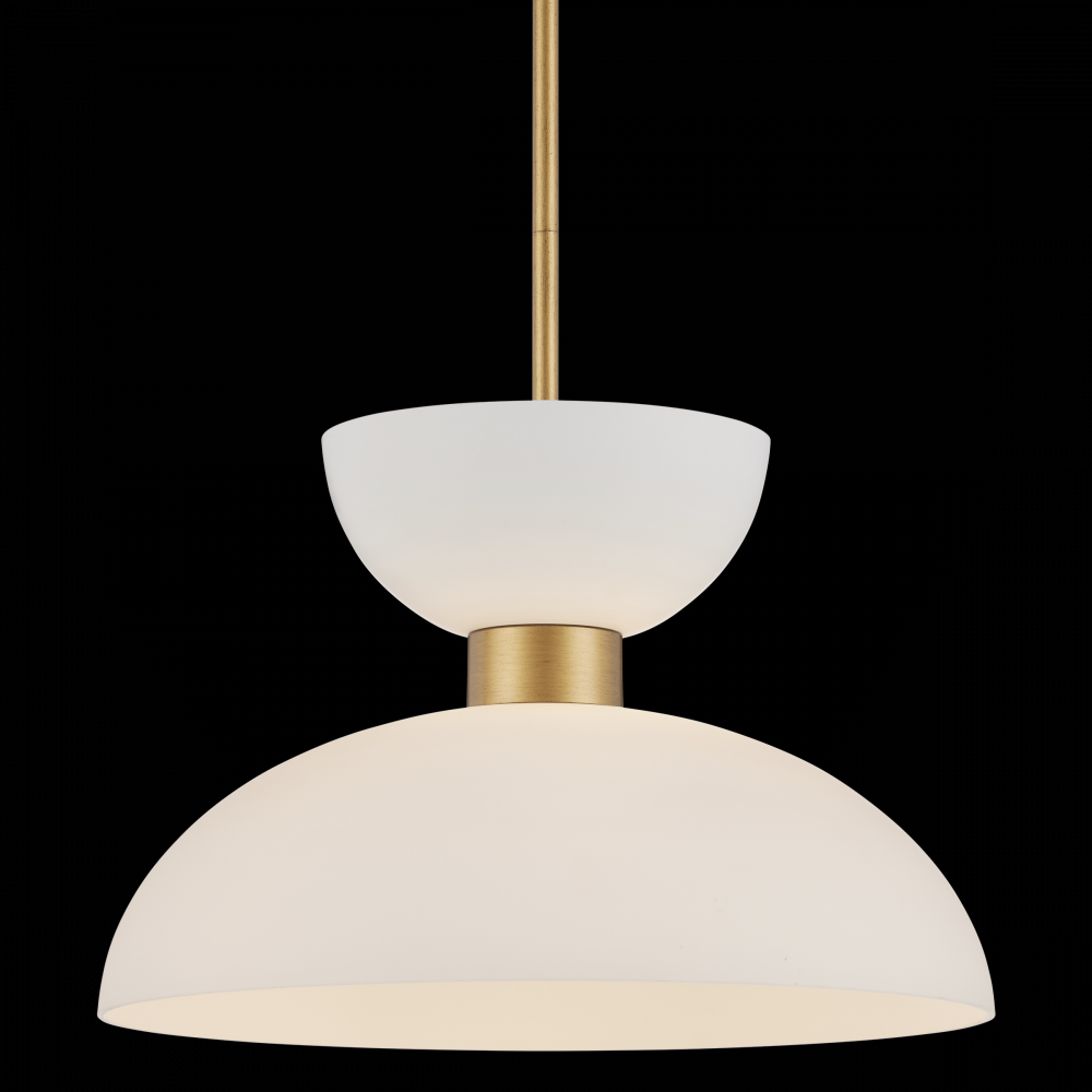 Zevio White Pendant