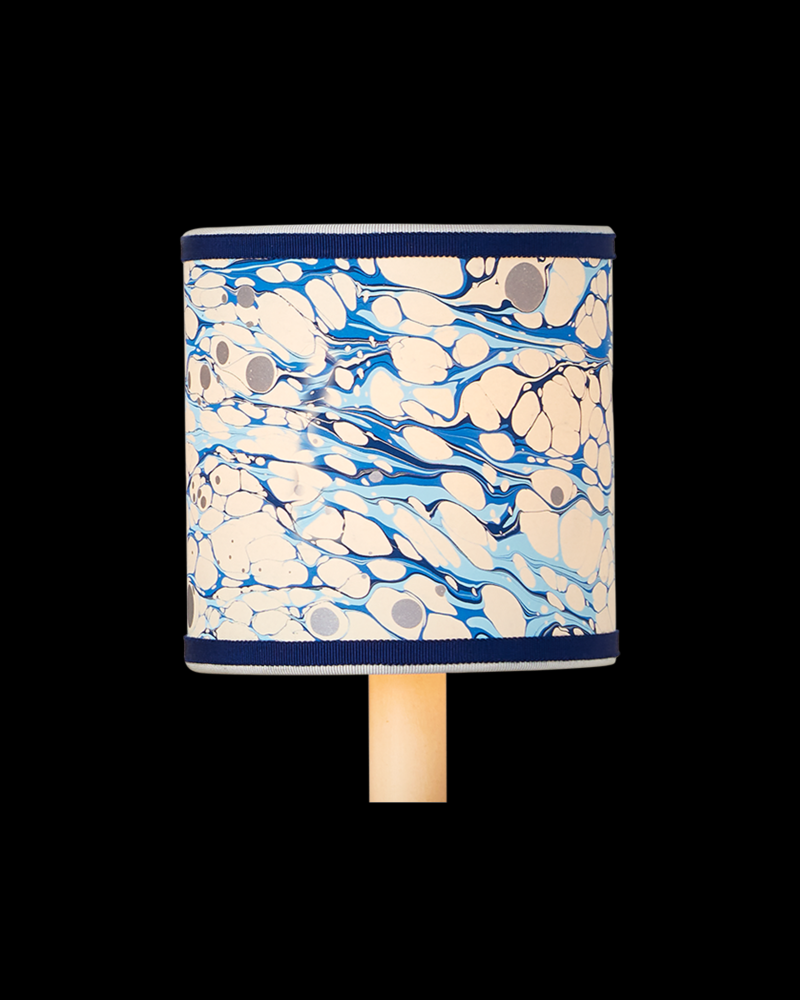 Marble Blue Lace Paper Drum Ch