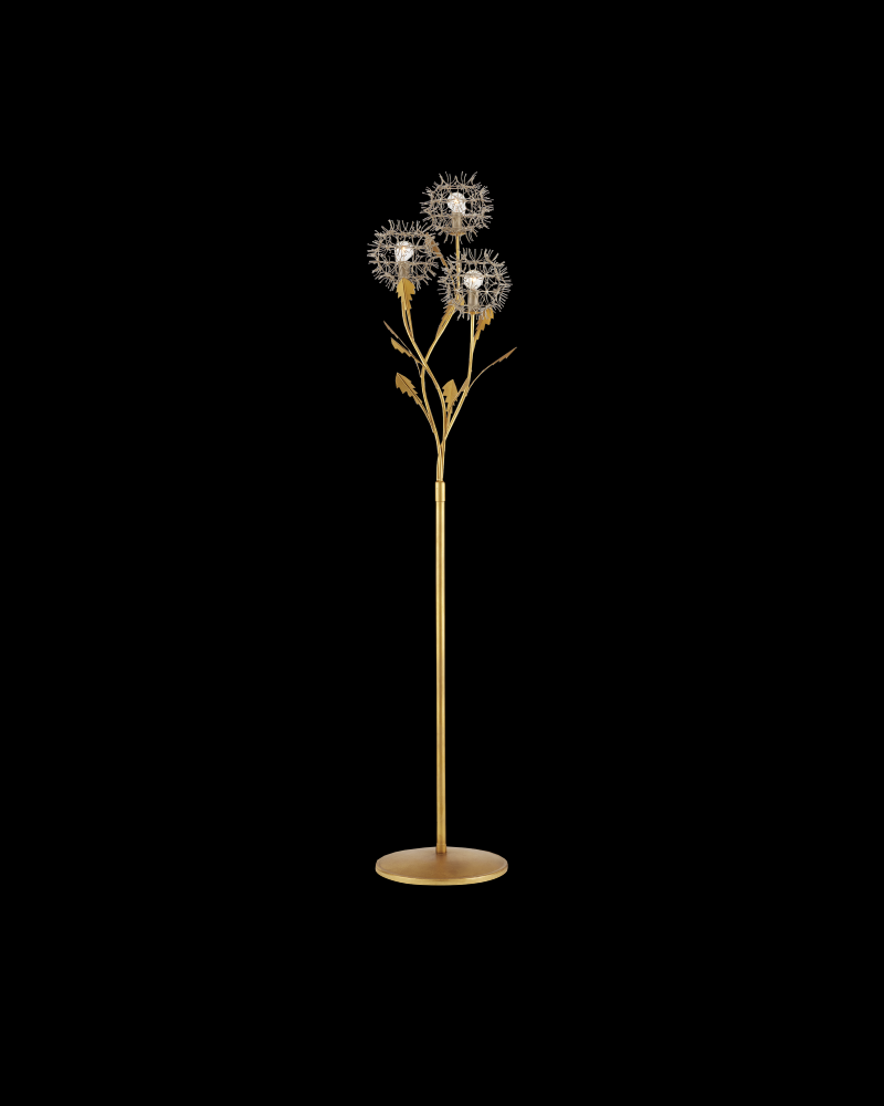 Dandelion Silver & Gold Floor Lamp