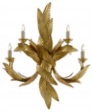 Currey 5000-0132 - Apollo Gold Twisted Leaf Wall Sconce