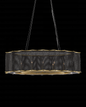 Currey 9000-0512 - Nightwood Black Chandelier