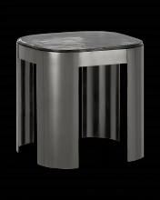 Currey 4000-0160 - Sev Graphite Accent Table